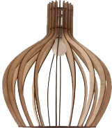 houten hanglamp