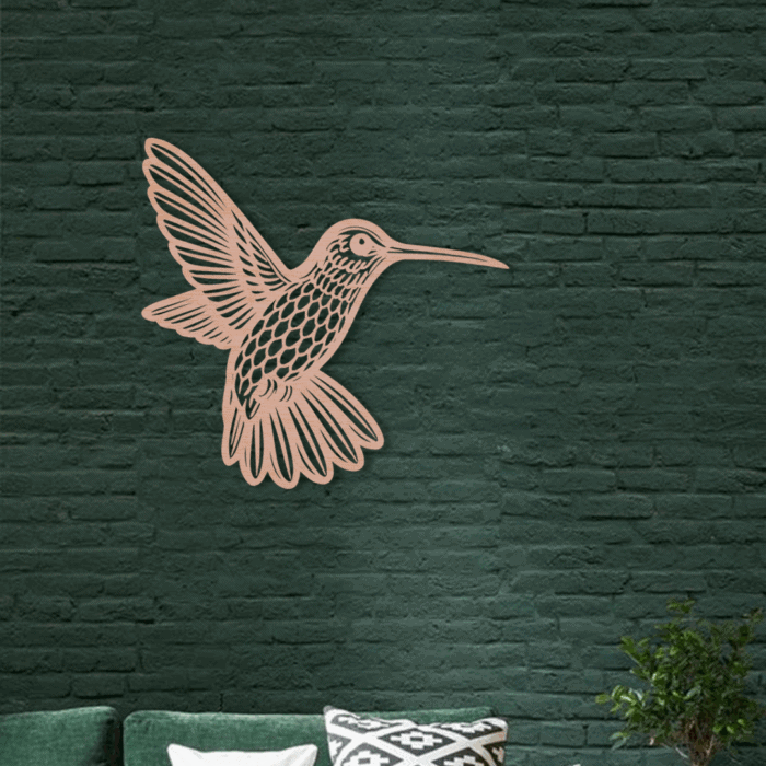kolibrie wanddecoratie