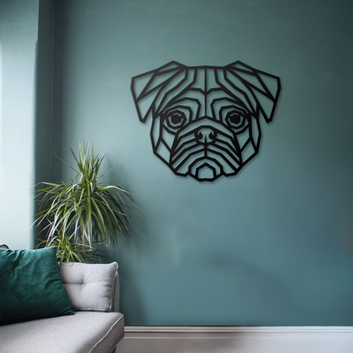 hond wanddecoratie
