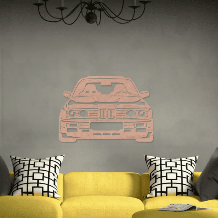 BMW e30 wanddecoratie