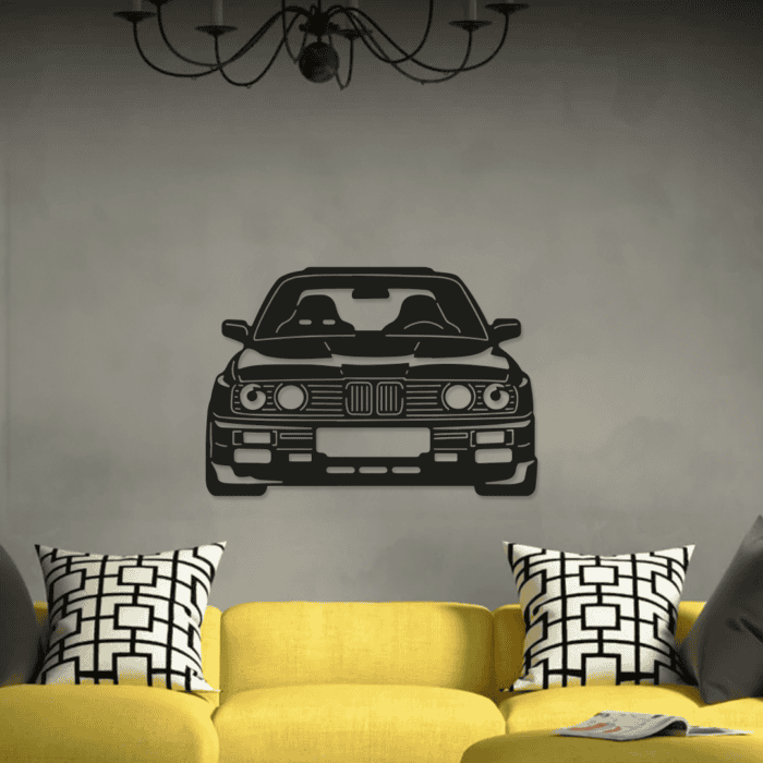 BMW E30 wanddecoratie