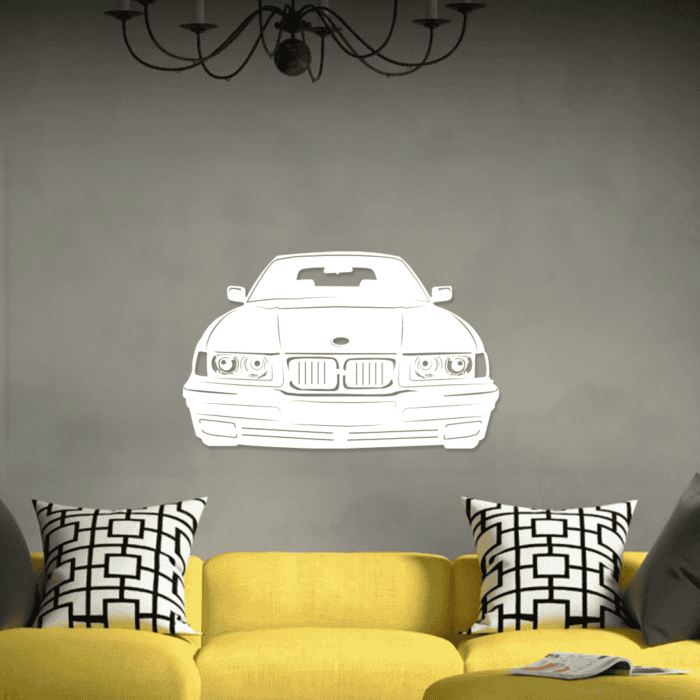 BMW E46 wanddecoratie