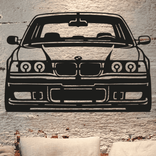 bmw wanddecoratie