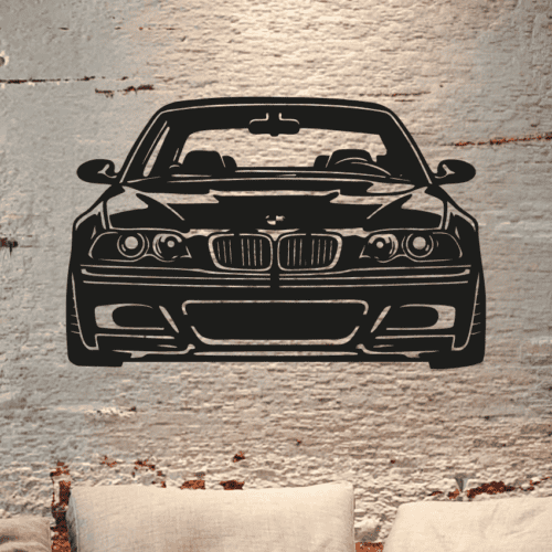 bmw e 46 wanddecoratie