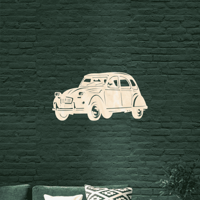 Wanddecoratie Citroen 2cv