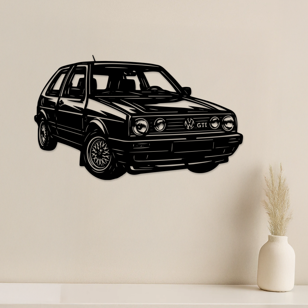 golf gti wanddecoratie