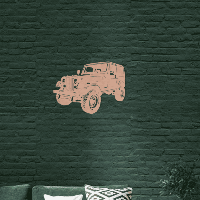 Jeep Renegade auto wanddecoratie