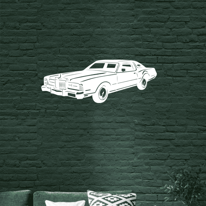 Lincoln continental mark 4 wanddecoratie