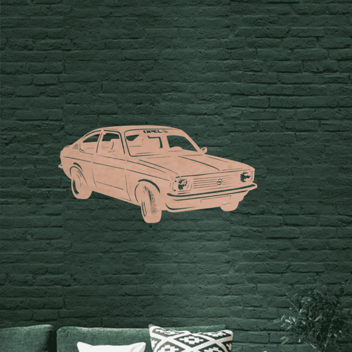 Opel Kadett c coupe wanddecoratie