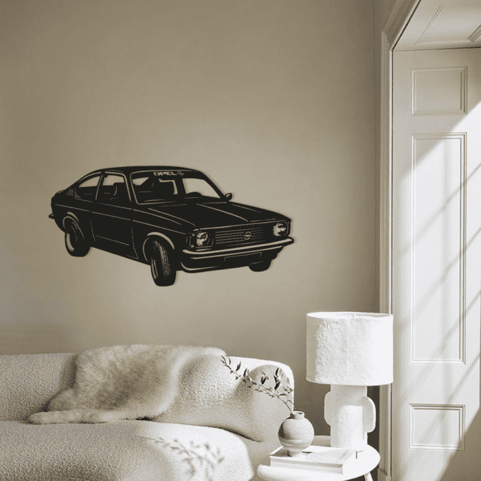 wanddecoratie opel kadett c coupe