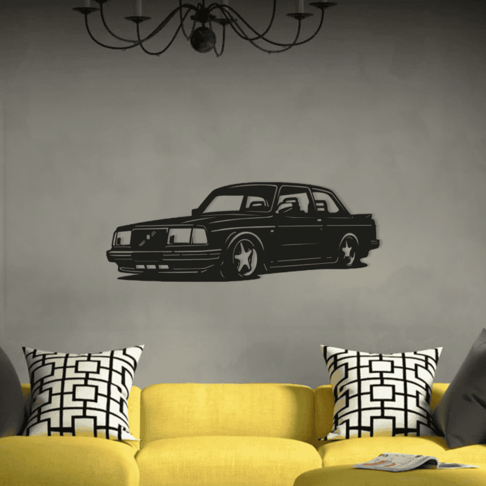 Wanddecoratie Volvo 242