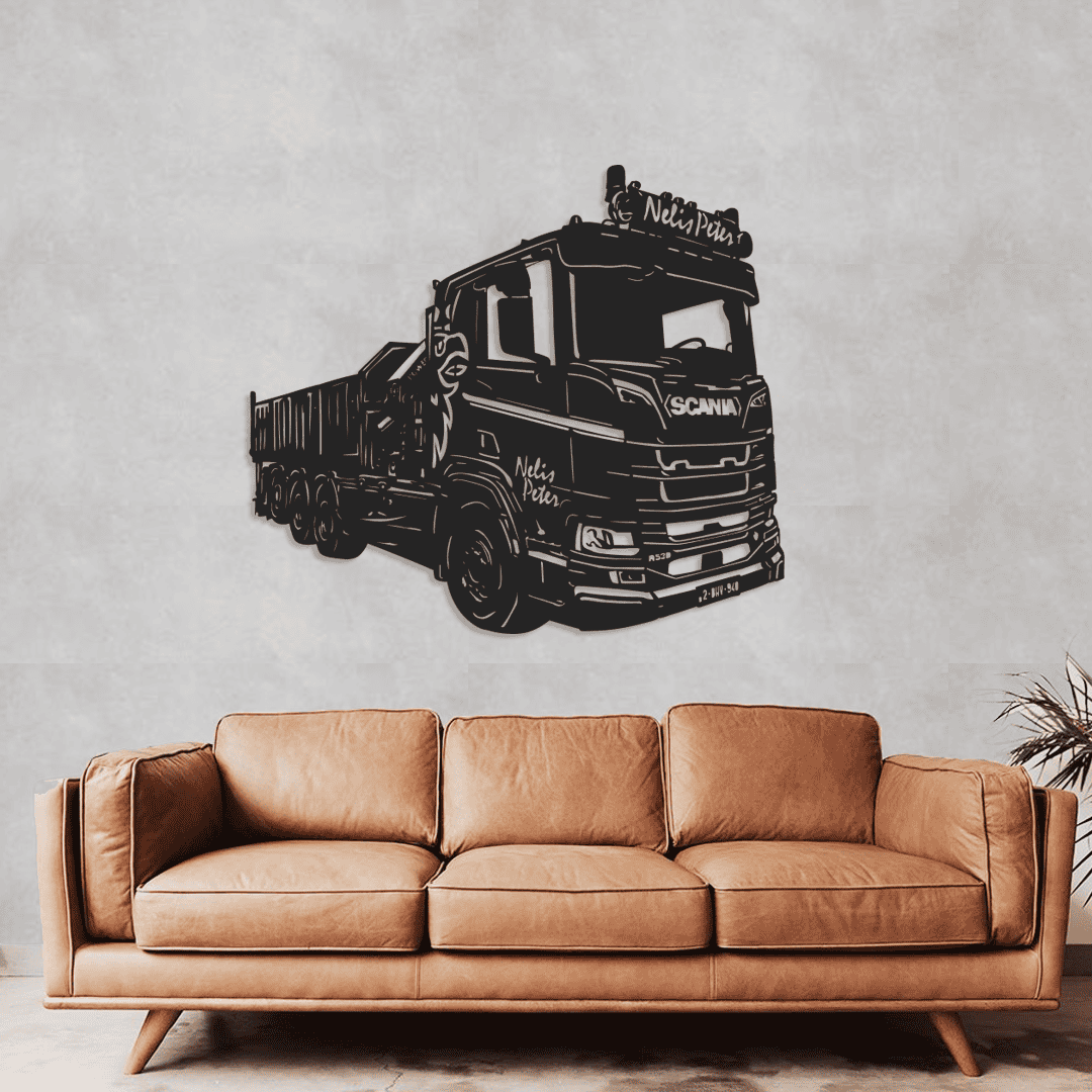 vrachtwagen wanddecoratie