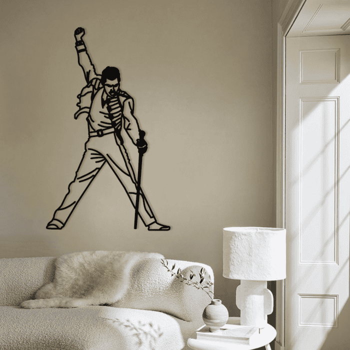 Freddie Mercury wanddecoratie