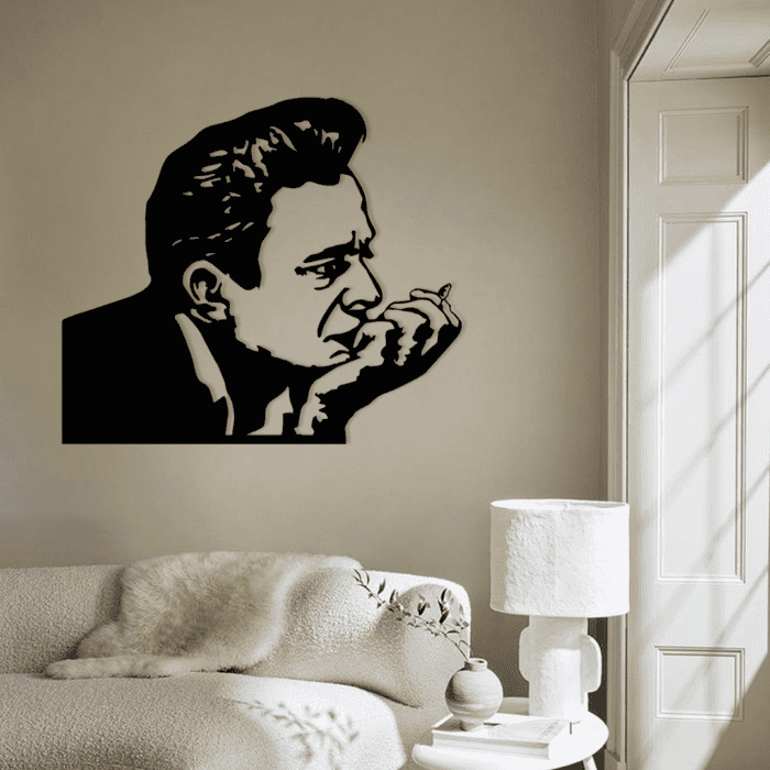 Johnny Cash wanddecoratie