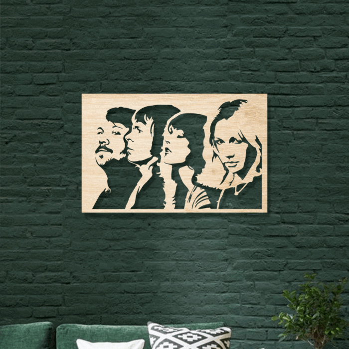 houten wanddecoratie