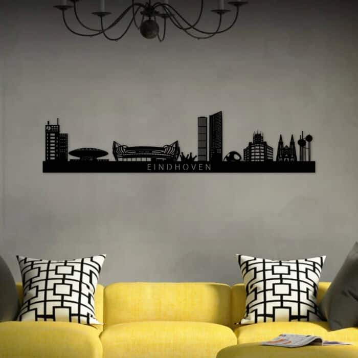 skyline wanddecoratie