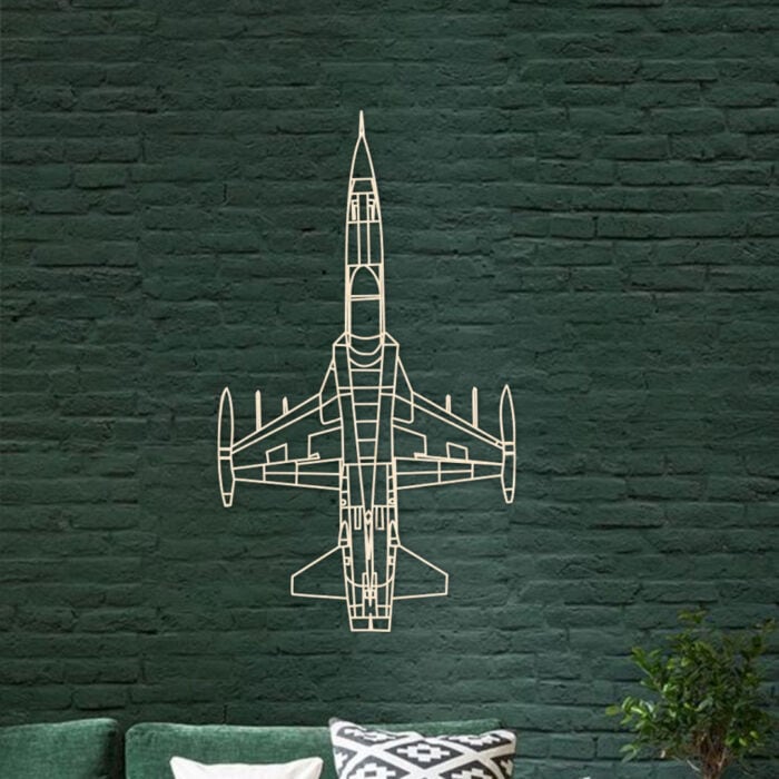 jetfighter wanddecoratie