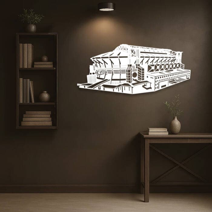 ajax stadion wit wanddecoratie