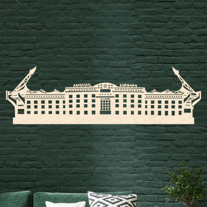 Roda JC Stadion Wanddecoratie | Voetbal cadeau - Afbeelding 3