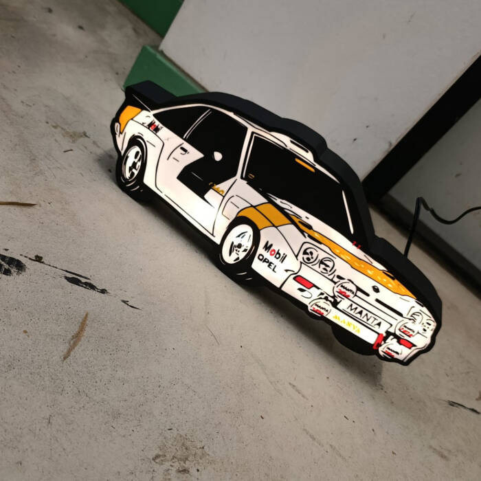 Lampje van eigen auto