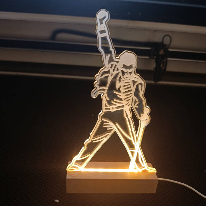 queen lampje