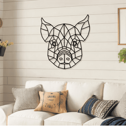varken wanddecoratie