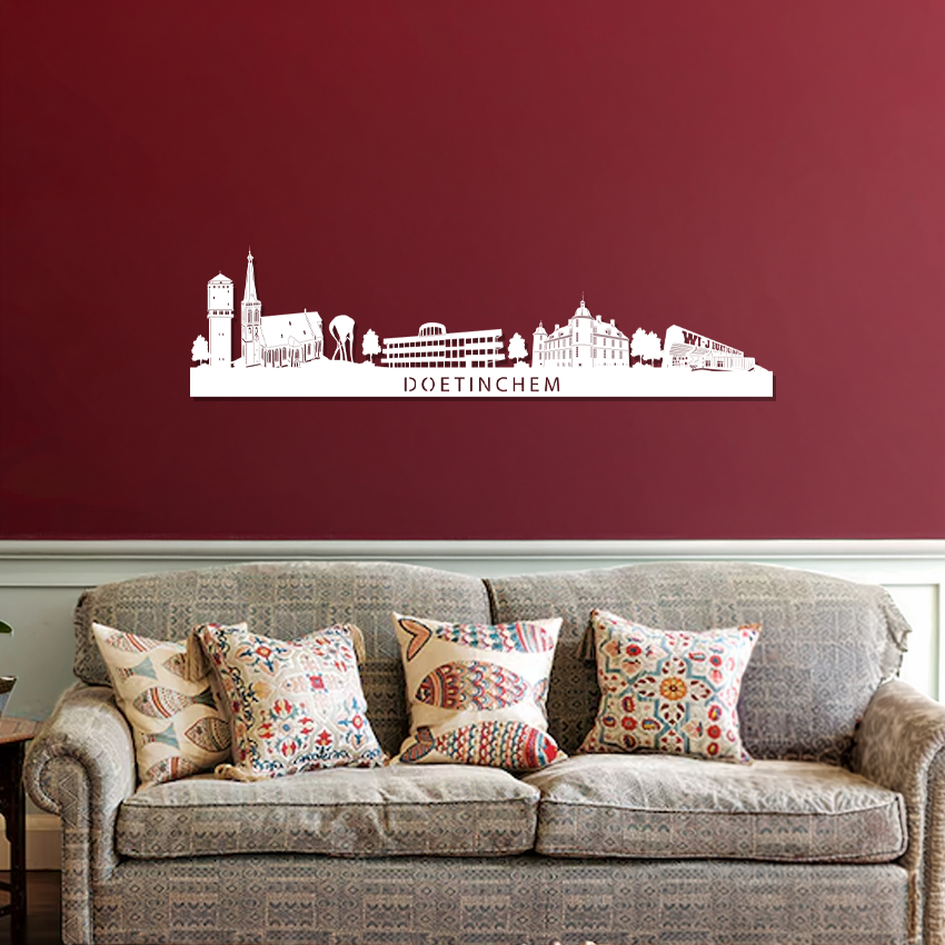 skyline wanddecoratie