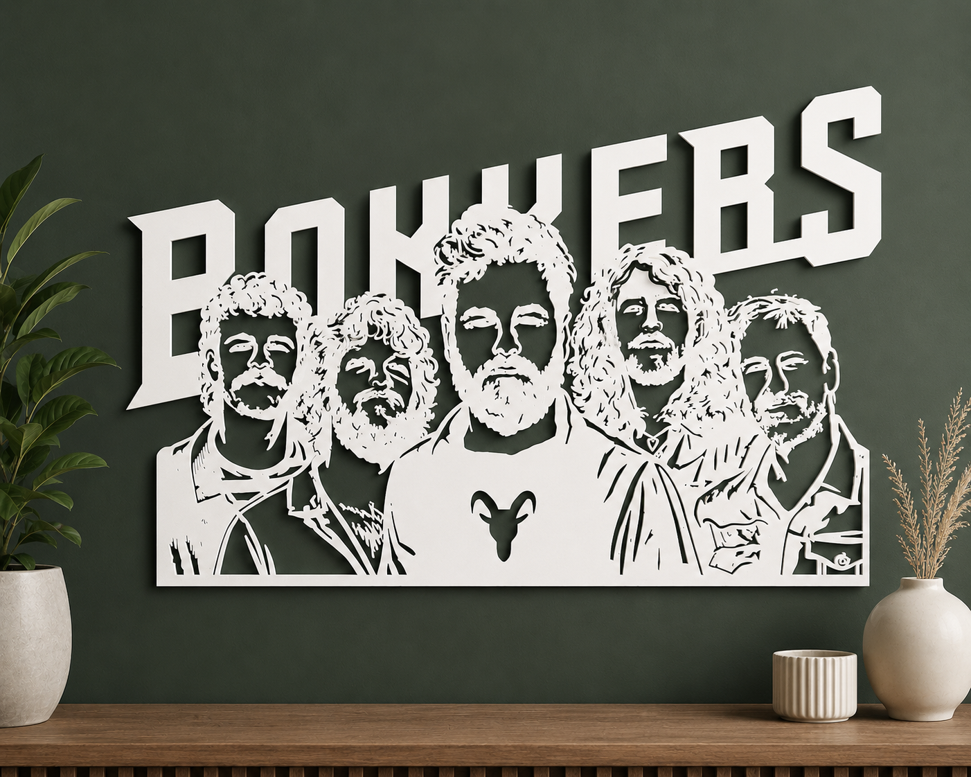 Bokkers wanddecoratie | Houten wanddecoratie - Afbeelding 4