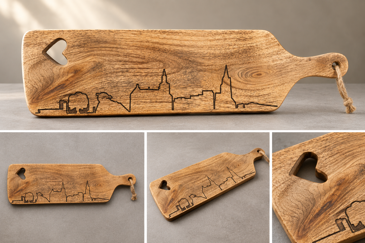 Skyline groenlo borrelplank